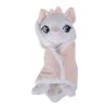 Disney Marie Le Chat Peluche Couverture Blanc Rose -Disney 1 5