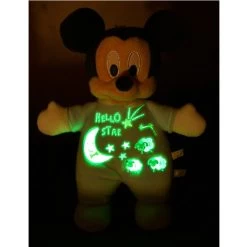 Disney Mickey La Souris Peluche Luminescente Bleu 25 Cm -Disney 2 14
