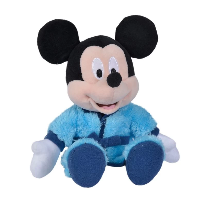 Disney Mickey La Souris Peluche Peignoir Bleu Turquoise 25 Cm 4 Disney Mickey La Souris Peluche Peignoir Bleu Turquoise 25 Cm – Image 2