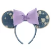 Disneyland Serre-tête à Oreilles De Minnie Lavande En Denim Pour Adultes -Disney 428403352555
