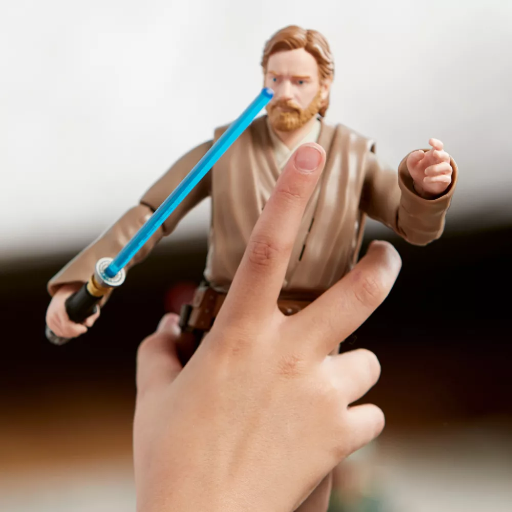 Disney Store Figurine Obi-Wan Kenobi Parlante, Star Wars 6 Disney Store Figurine Obi-Wan Kenobi Parlante, Star Wars – Image 4