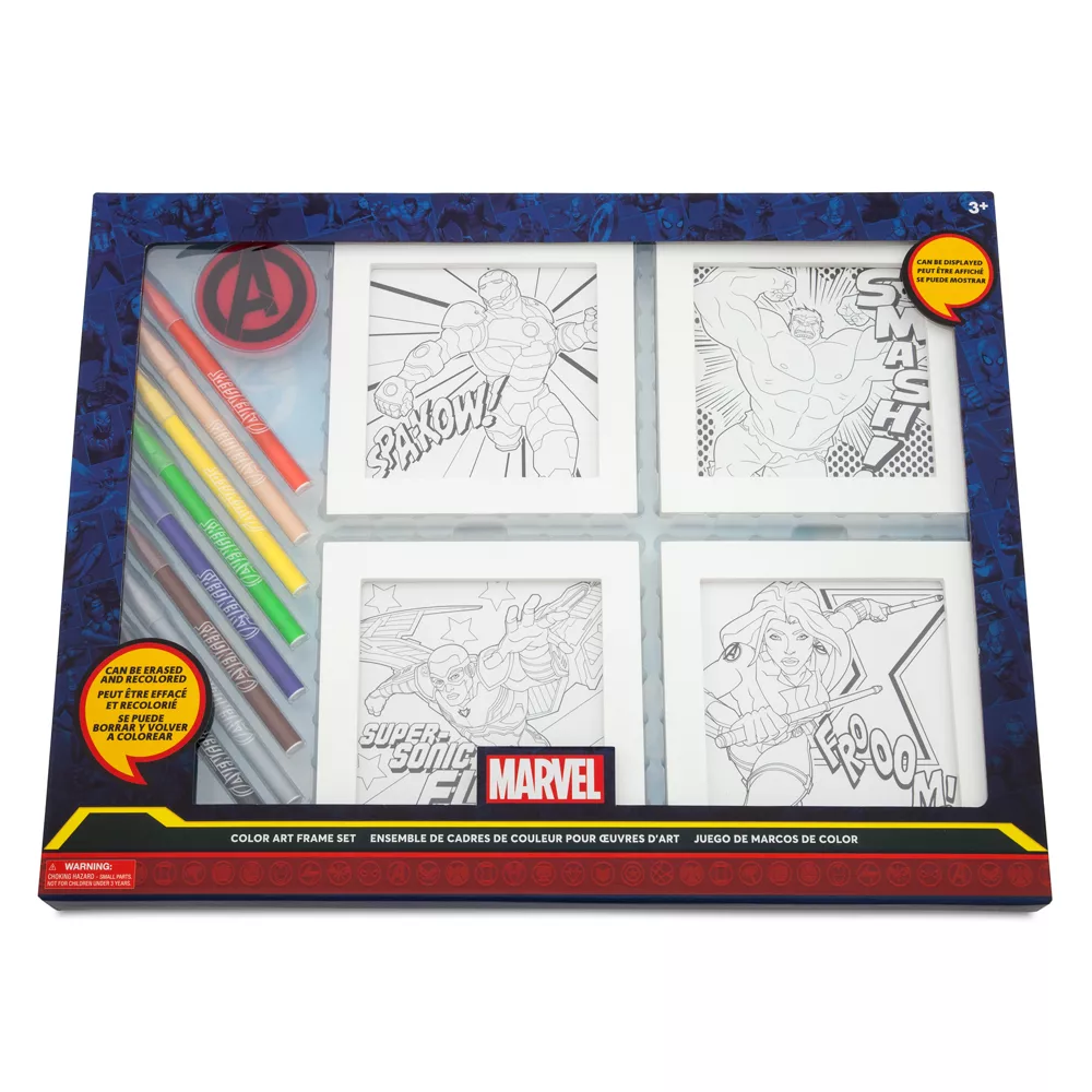 Disney Store Illustrations Encadrées à Colorier Marvel 4 Disney Store Illustrations Encadrées à Colorier Marvel – Image 2