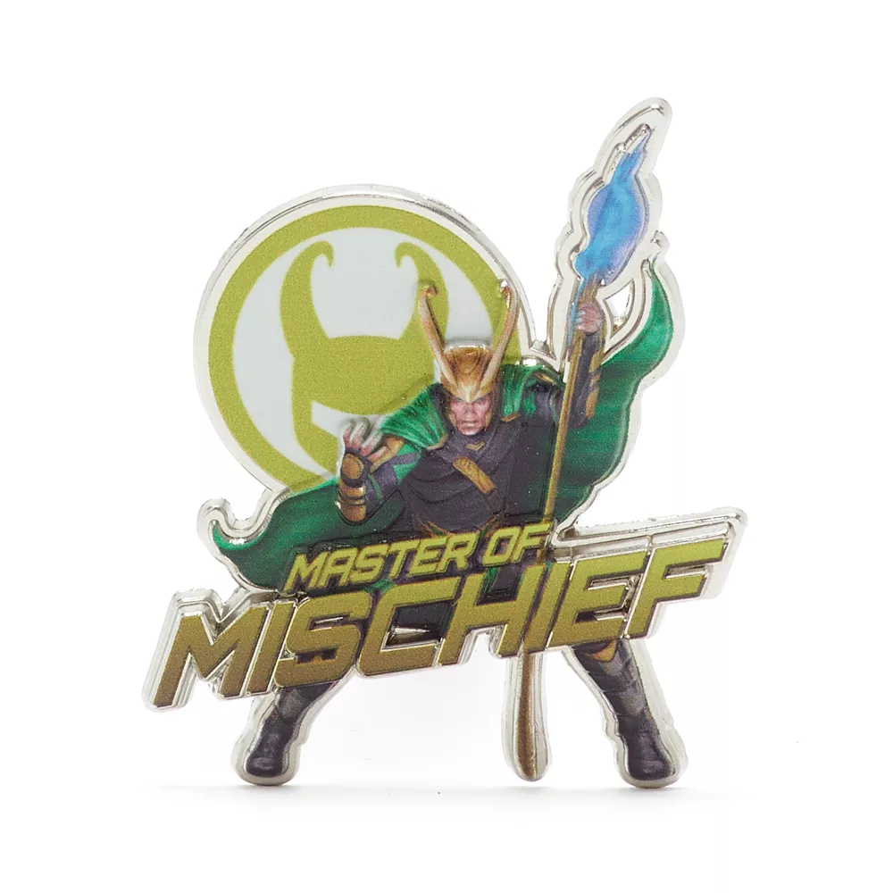 Disney Store Pin's Loki, Master Of Mischief 3 Disney Store Pin's Loki, Master Of Mischief