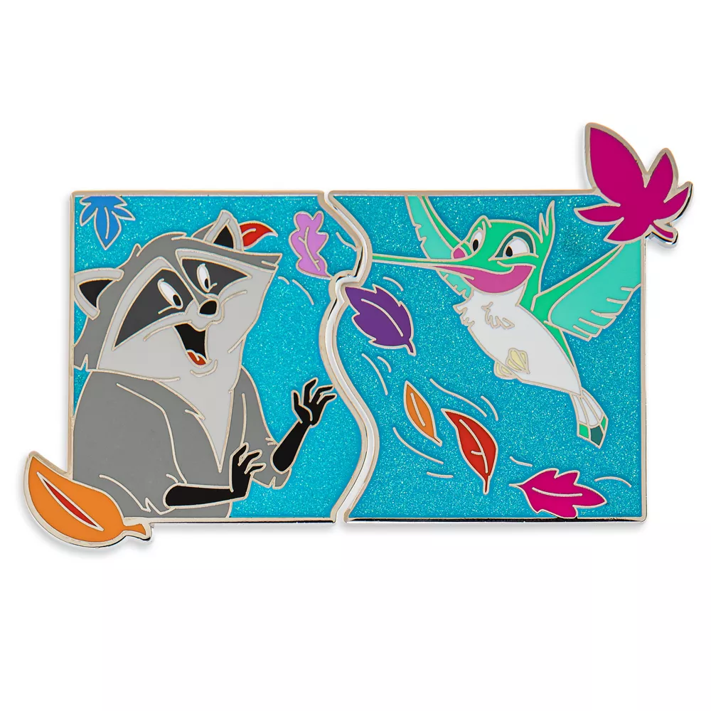 Disney One Family Pin's Meeko Et Flit "Amis Pour La Vie", Pocahontas 4 Disney One Family Pin's Meeko Et Flit "Amis Pour La Vie", Pocahontas – Image 2