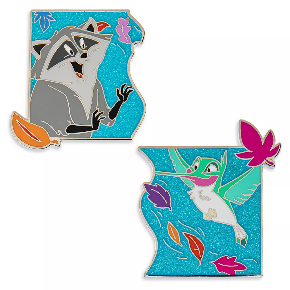 Disney One Family Pin's Meeko Et Flit "Amis Pour La Vie", Pocahontas 3 Disney One Family Pin's Meeko Et Flit "Amis Pour La Vie", Pocahontas