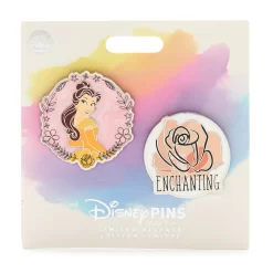 Disney Store Pin's Belle En édition Limitée, La Belle Et La Bête -Disney 466043337068 3