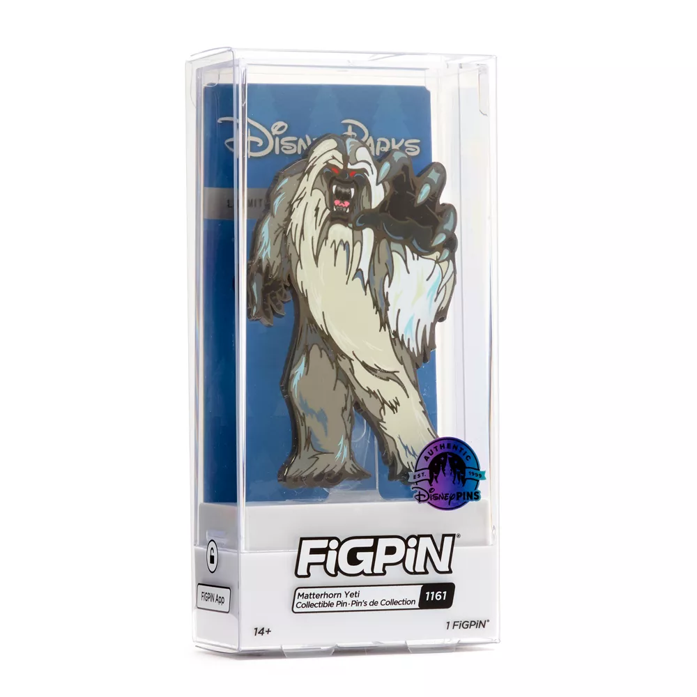 Disneyland Pin's FiGPiN Yeti Matterhorn, Matterhorn Bobsleds 5 Disneyland Pin's FiGPiN Yeti Matterhorn, Matterhorn Bobsleds – Image 3