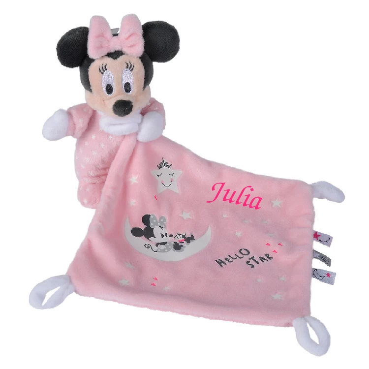 Disney Minnie La Souris Peluche Avec Doudou Luminescent Rose 25 Cm 3 Disney Minnie La Souris Peluche Avec Doudou Luminescent Rose 25 Cm