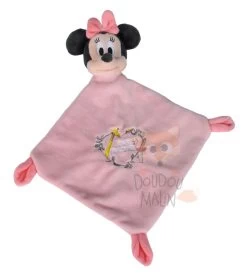 Disney Minnie La Souris Doudou Plat Rose Love Nature 25 Cm -Disney 6315878630c005