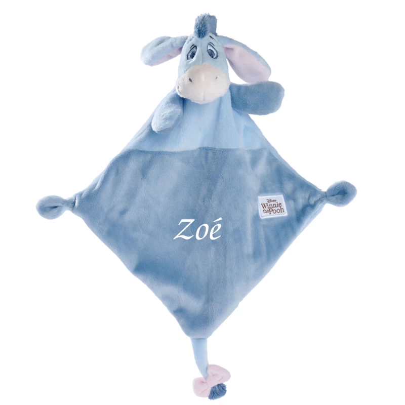 Disney - Bourriquet L'âne - Doudou Plat Bleu 25 Cm 3 Disney - Bourriquet L'âne - Doudou Plat Bleu 25 Cm