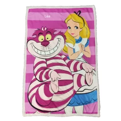 Disney Le Chat Du Cheshire Plaid Sherpa 150 X 100 Cm