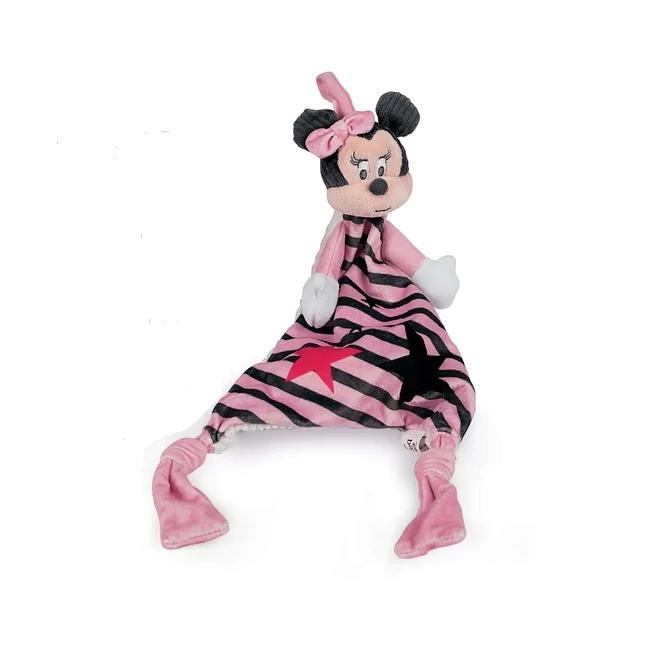 Disney Clementoni Minnie La Souris Doudou Rose Gris étoile 30 Cm 3 Disney Clementoni Minnie La Souris Doudou Rose Gris étoile 30 Cm