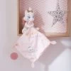 Disney Marie Le Chat Doudou Mouchoir Good Night Sweet & Lovely Rose Blanc -Disney doudoumariedesaristochatsrosebebefillewlzc1