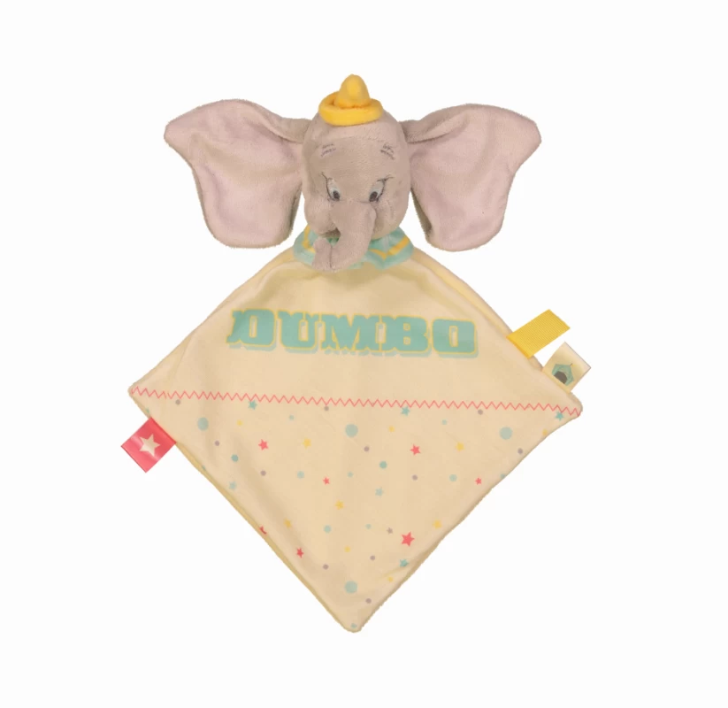 Disney Dumbo L'éléphant Doudou Cutie Beige Vert 20 Cm 3 Disney Dumbo L'éléphant Doudou Cutie Beige Vert 20 Cm