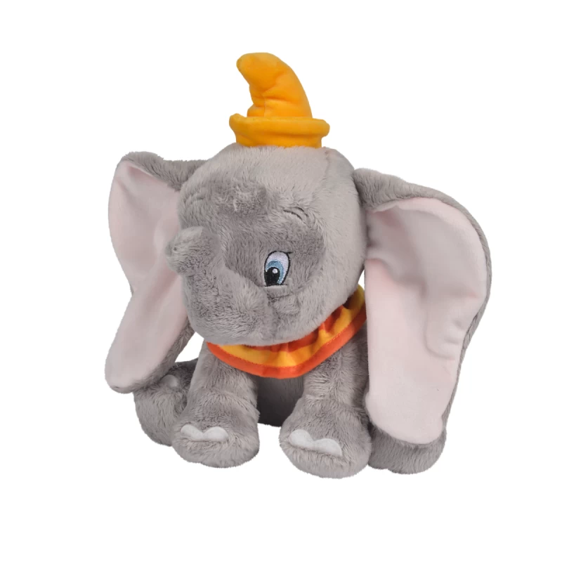 Disney Dumbo L'éléphant Peluche Gris Orange 25 Cm 3 Disney Dumbo L'éléphant Peluche Gris Orange 25 Cm