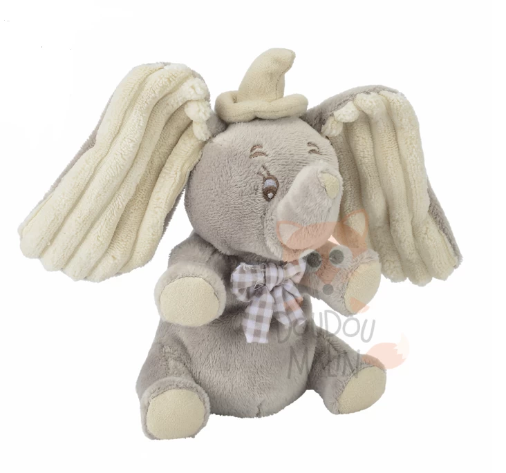 Disney Dumbo L'éléphant Mini Peluche Gris Vichy 15 Cm 3 Disney Dumbo L'éléphant Mini Peluche Gris Vichy 15 Cm