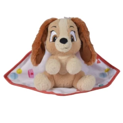 Disney Lady Le Chien Peluche Couverture Rouge 25 Cm -Disney lady20chien20peluche20couverture20rouge202520cm 1