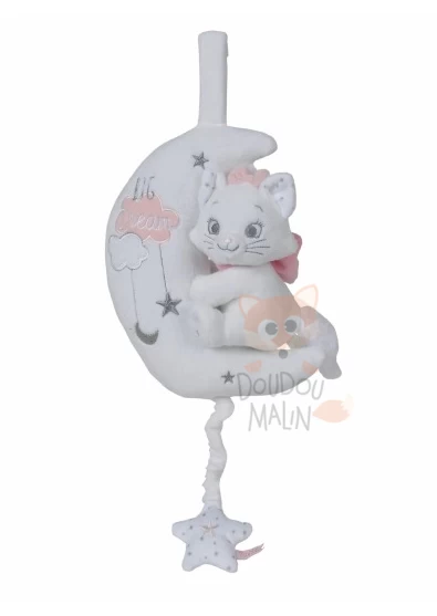 Disney Marie Le Chat Boîte à Musique Blanc Rose Lune Big Dream 3 Disney Marie Le Chat Boîte à Musique Blanc Rose Lune Big Dream