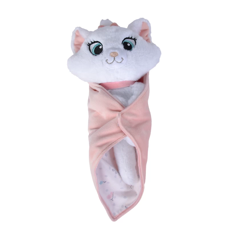 Disney Marie Le Chat Peluche Couverture Rose 25 Cm 4 Disney Marie Le Chat Peluche Couverture Rose 25 Cm – Image 2