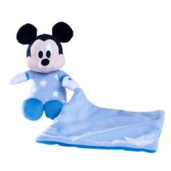 Disney - Mickey La Souris - Peluche Avec Doudou Luminescent Bleu 25 Cm -Disney mickey20souris2020peluche20avec20luminescent20bleu202520cm 2