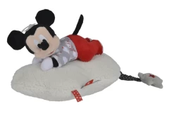 Disney Mickey La Souris Boîte à Musique Nuage Rouge Beige 25 Cm