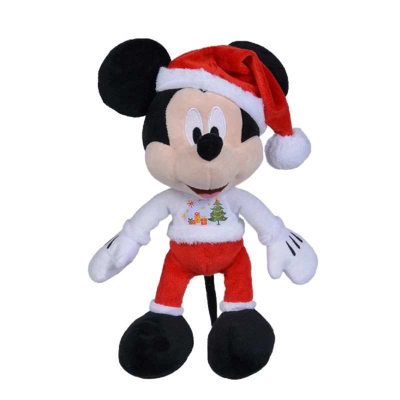 Disney Mickey La Souris Peluche Noël 25 Cm 3 Disney Mickey La Souris Peluche Noël 25 Cm