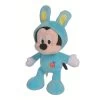 Disney Mickey La Souris Mini Peluche Pâques Lapin Bleu 20 Cm