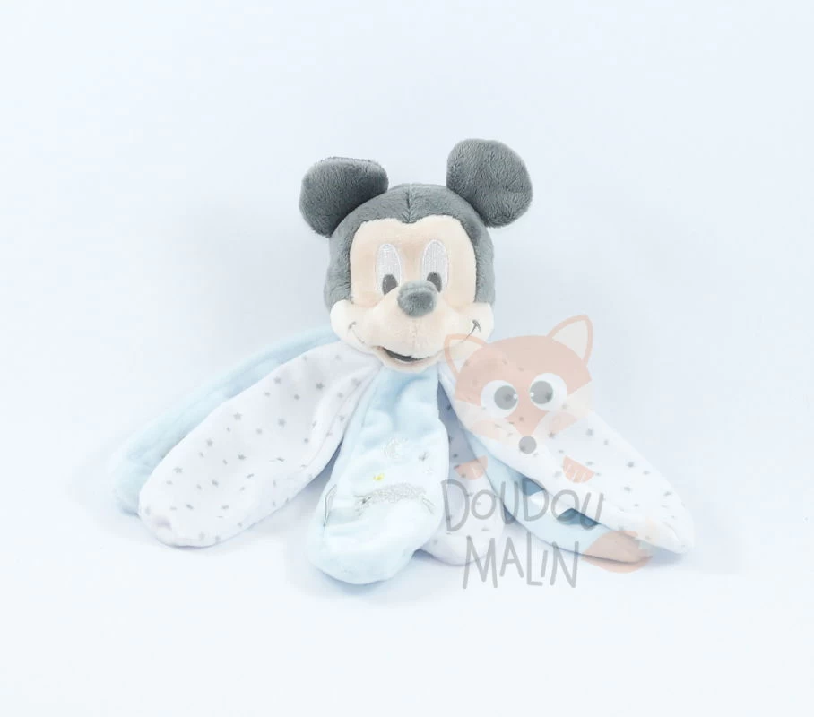Disney Mickey La Souris Doudou Pétale Bleu Blanc Mouton 3 Disney Mickey La Souris Doudou Pétale Bleu Blanc Mouton