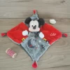 Disney Mickey La Souris Doudou Plat Stary Night Rouge Gris 25 Cm -Disney mickey20souris20plat20stary20night20rouge20gris202520cm