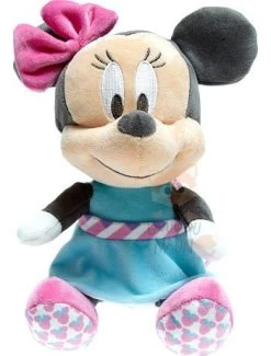 Disney Minnie La Souris Boîte à Musique Bleu Violet 25 Cm