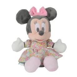Disney Minnie La Souris Liberty Peluche Rose Fleur 25 Cm