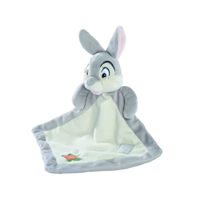Disney - Panpan Le Lapin - Doudou Plat Gris Beige Fleur 25 Cm 4 Disney - Panpan Le Lapin - Doudou Plat Gris Beige Fleur 25 Cm – Image 2
