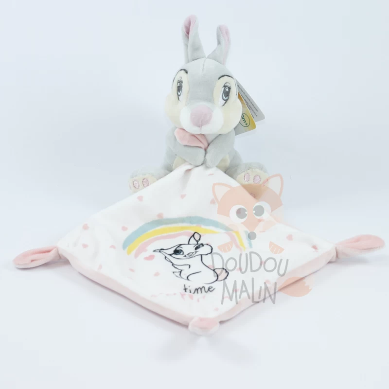 Disney Panpan Miss Bunny Doudou Mouchoir Rose Blanc Time For Hugs 3 Disney Panpan Miss Bunny Doudou Mouchoir Rose Blanc Time For Hugs