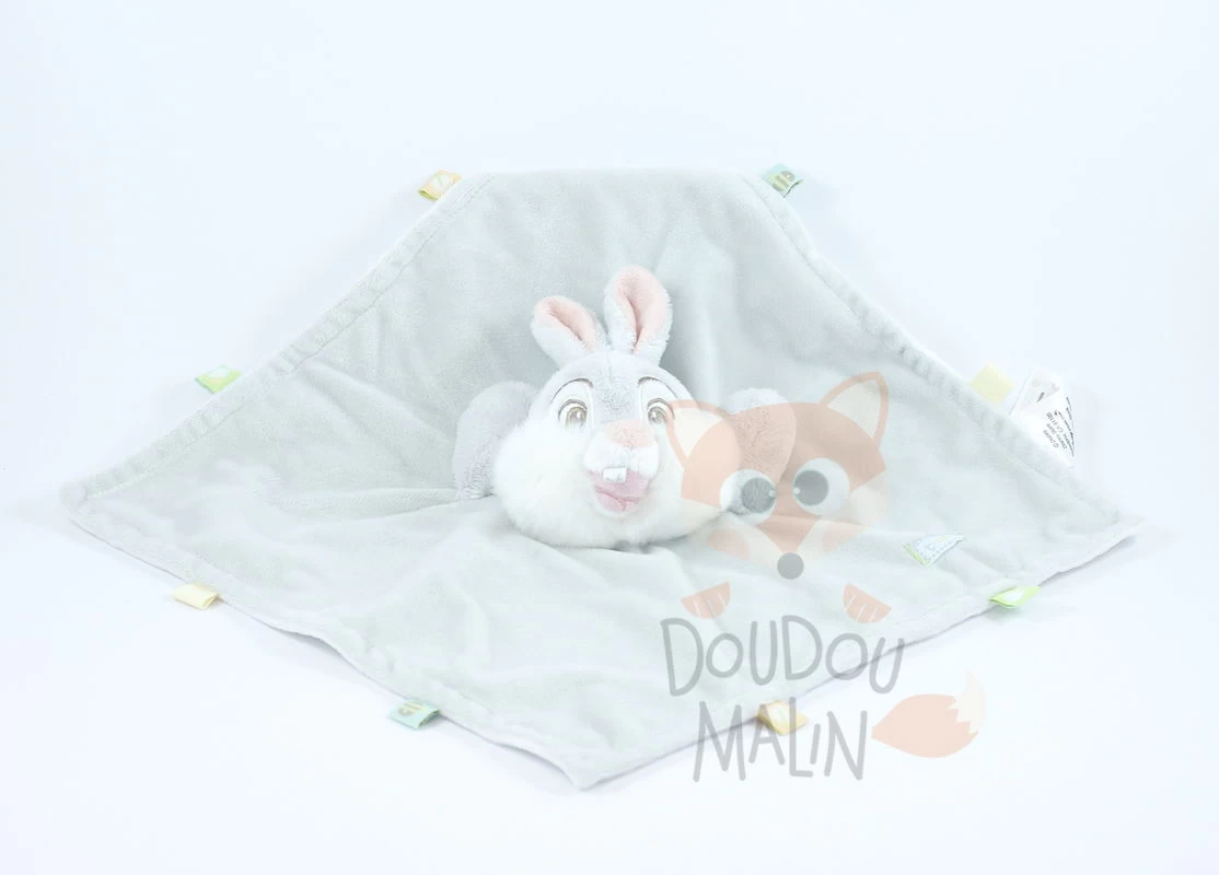 Disney Panpan Doudou Plat Carré Gris 3 Disney Panpan Doudou Plat Carré Gris