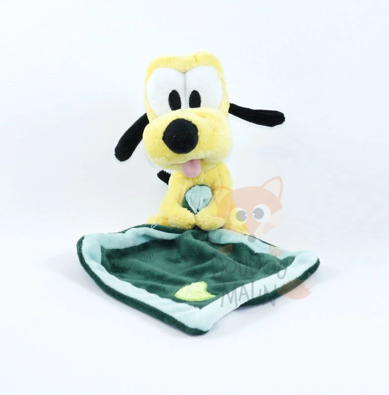Disney Pluto Le Chien Doudou Mouchoir Jaune Vert Feuille 3 Disney Pluto Le Chien Doudou Mouchoir Jaune Vert Feuille