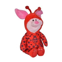Disney Porcinet Le Cochon Peluche Déguisement Coccinelle Rouge 25 Cm
