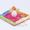 Disney Porcinet Le Cochon Doudou Plat Rose Orange Bleu Jaune