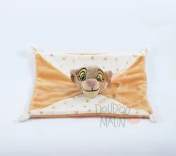 Disney Le Roi Lion Doudou Plat Nala Orange Blanc Fleur 25 Cm