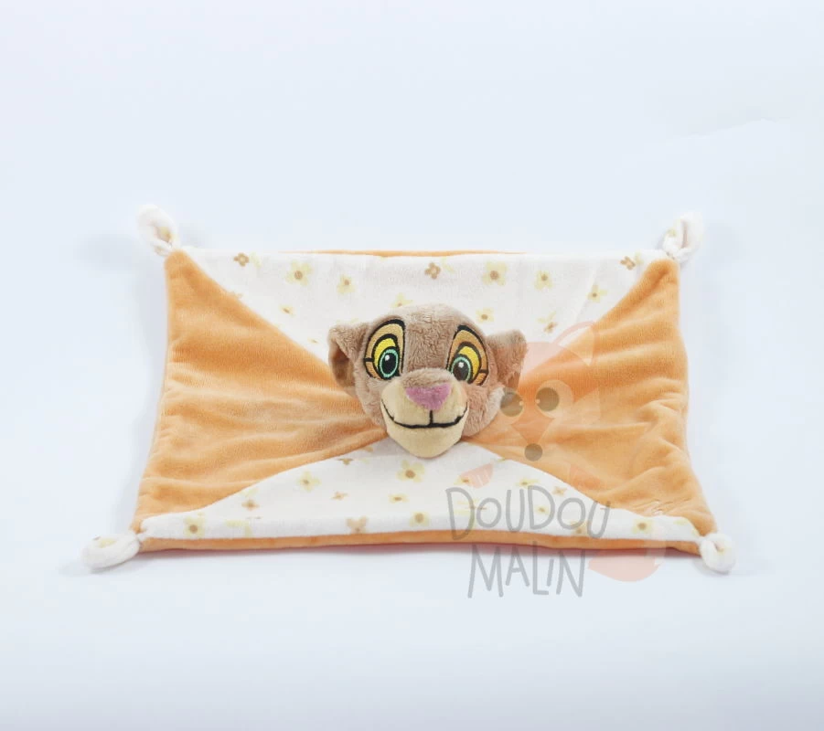 Disney Le Roi Lion Doudou Plat Nala Orange Blanc Fleur 25 Cm 3 Disney Le Roi Lion Doudou Plat Nala Orange Blanc Fleur 25 Cm