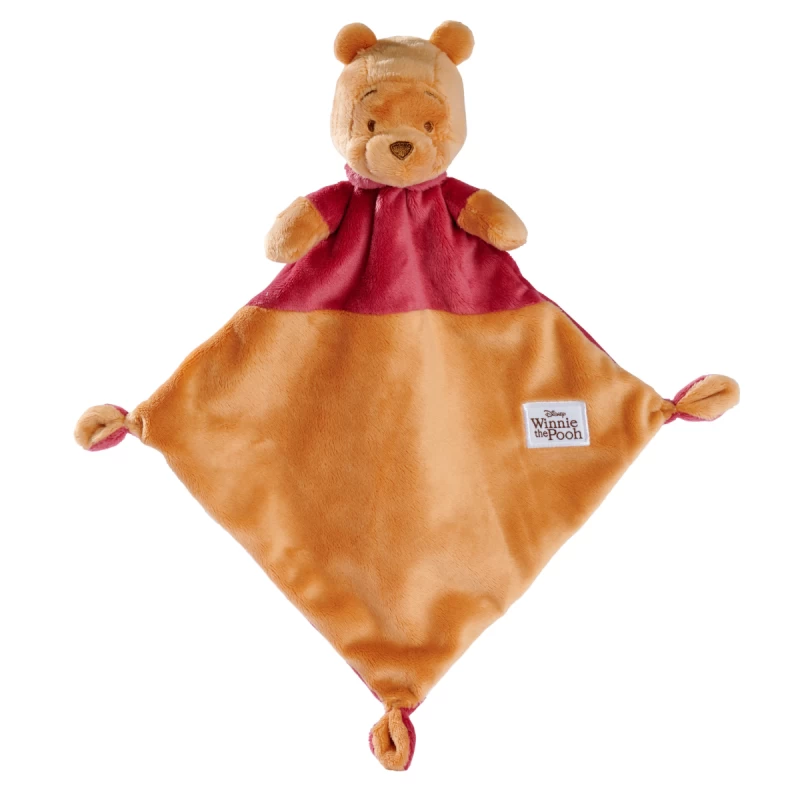 Disney - Winnie L'ourson - Doudou Plat Jaune Rouge 25 Cm 4 Disney - Winnie L'ourson - Doudou Plat Jaune Rouge 25 Cm – Image 2