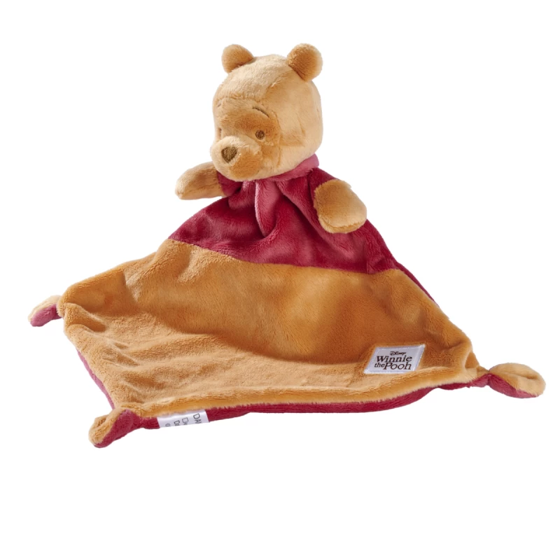 Disney - Winnie L'ourson - Doudou Plat Jaune Rouge 25 Cm 5 Disney - Winnie L'ourson - Doudou Plat Jaune Rouge 25 Cm – Image 3