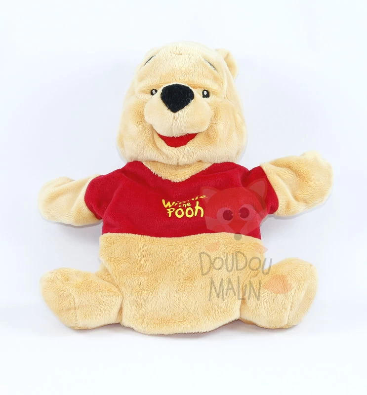 Disney Winnie L'ourson Marionnette Jaune Rouge 3 Disney Winnie L'ourson Marionnette Jaune Rouge