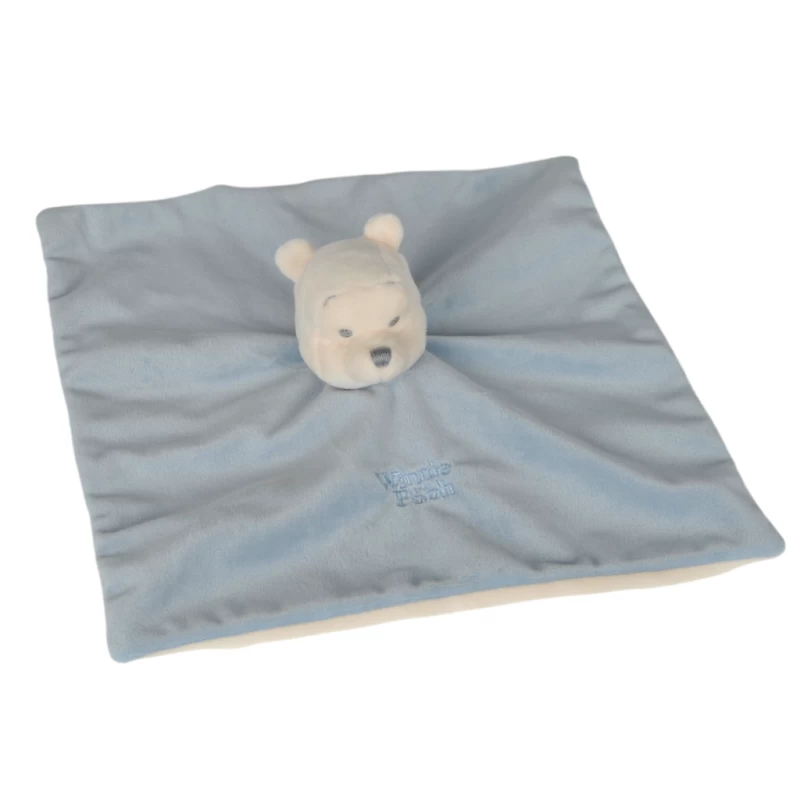 Disney Winnie L'ourson Doudou Plat Bleu 3 Disney Winnie L'ourson Doudou Plat Bleu