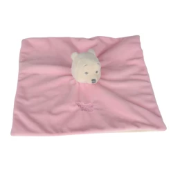Disney Winnie L'ourson Doudou Plat Rose