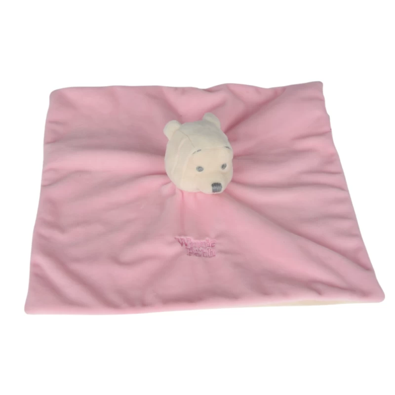 Disney Winnie L'ourson Doudou Plat Rose 3 Disney Winnie L'ourson Doudou Plat Rose